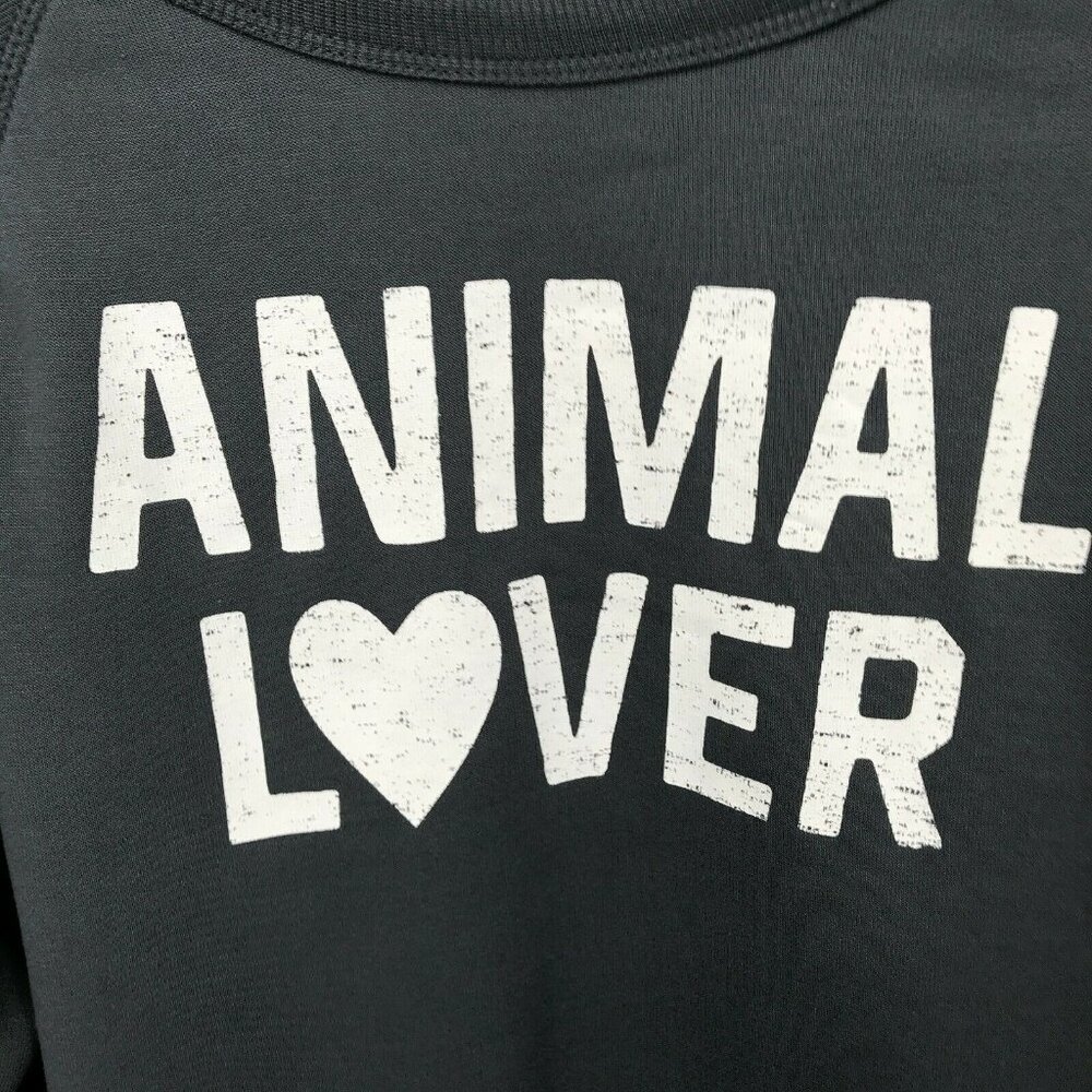 Grayson Threads Women Animal Lover Charcoal Black Graphic Sweatshirt S - Picture 3 of 8